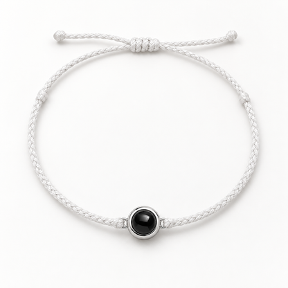 Handmade Personalized Circle Photo Bracelet