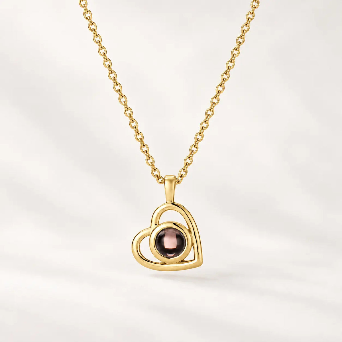 Personalised Heart Photo Necklace