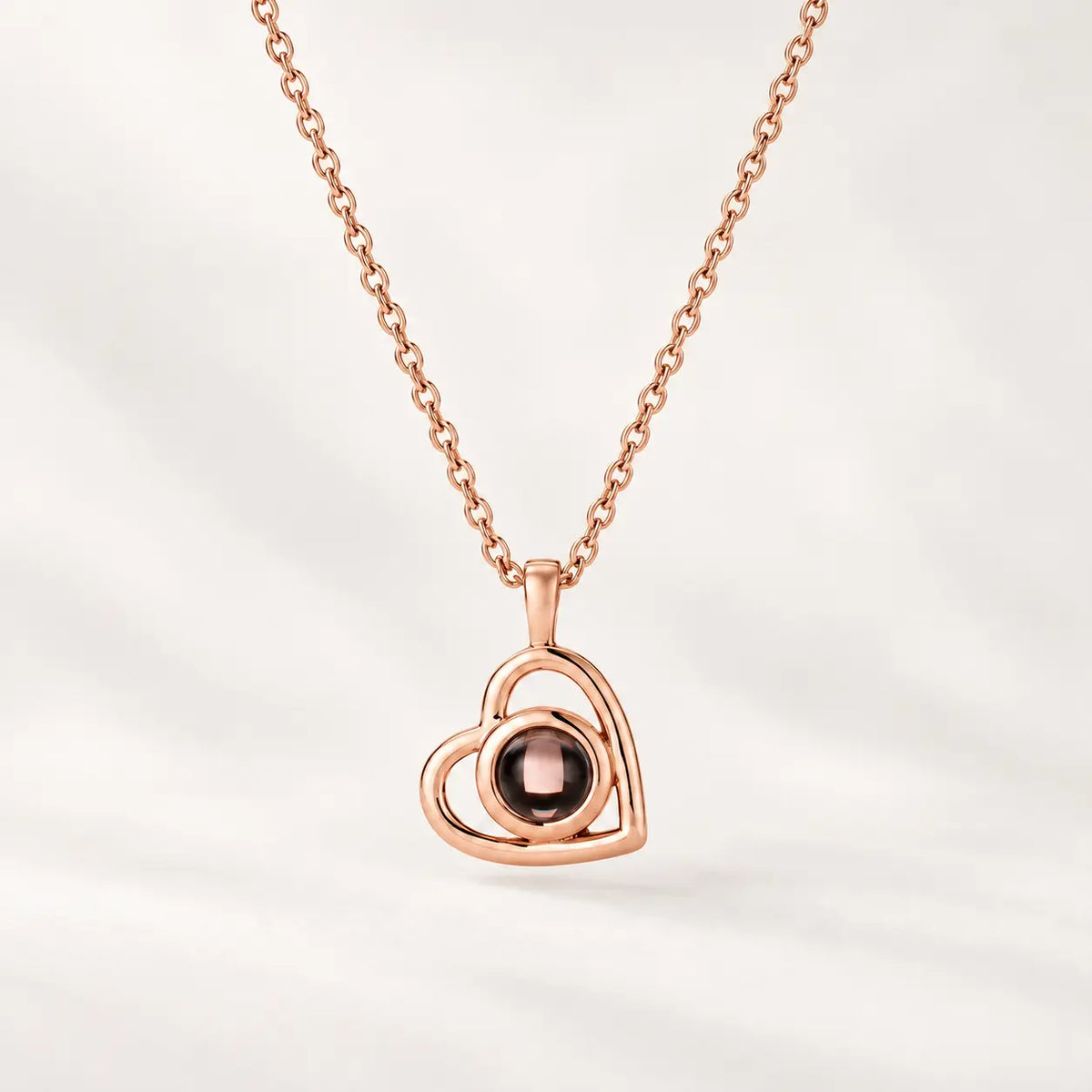 Personalised Heart Photo Necklace