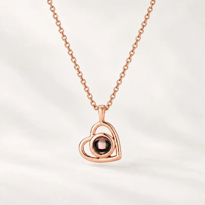 Personalised Heart Photo Necklace