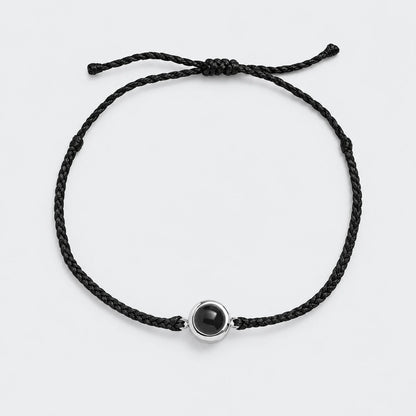 Handmade Personalized Circle Photo Bracelet