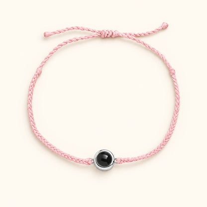 Handmade Personalized Circle Photo Bracelet